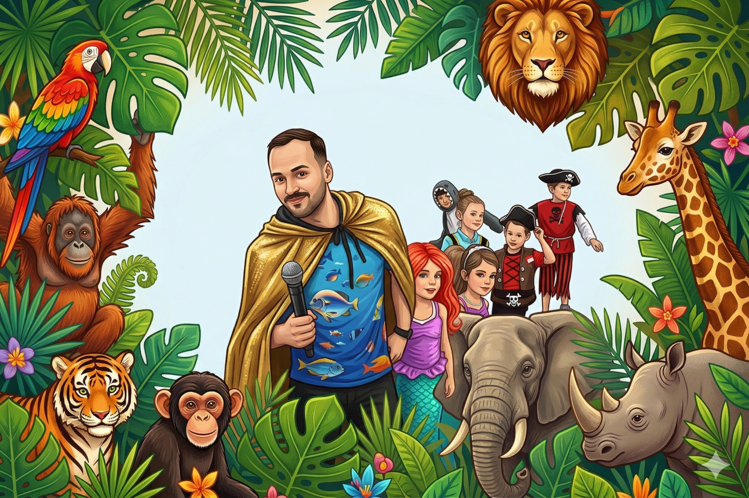 Bal karnawałowy Dżungla i safari od Art2You